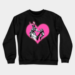 Baphomet and a Love of Cats Crewneck Sweatshirt